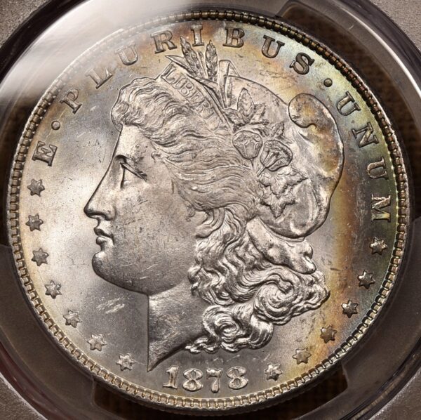 1878 8TF V.18 Morgan Dollar PCGS MS64 CAC, WOW! - Image 4