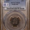1829 JR-7 Small 10C Capped Bust Dime PCGS VF25 - Image 3