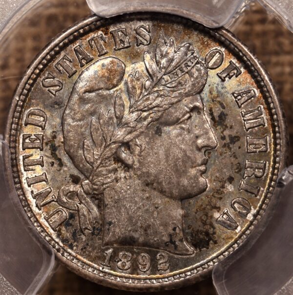 1892-S Barber Dime PCGS MS64, PQ - Image 4