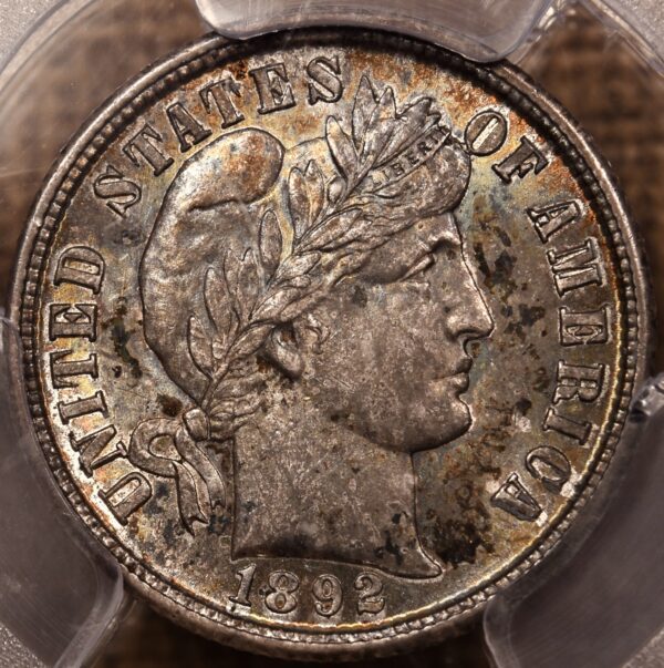 1892-S Barber Dime PCGS MS64, PQ - Image 5