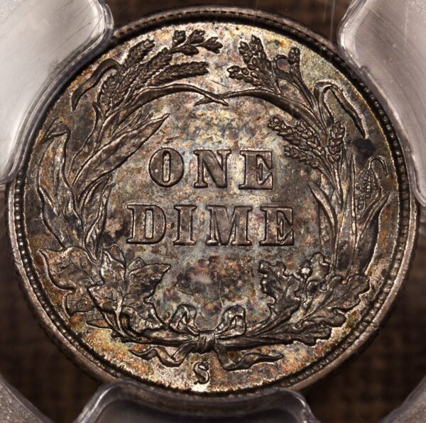 1892-S Barber Dime PCGS MS64, PQ - Image 11