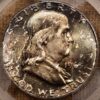 1963 Franklin Half Dollar PCGS MS64 CAC, fabulous Obv tone...unusual! - Image 4