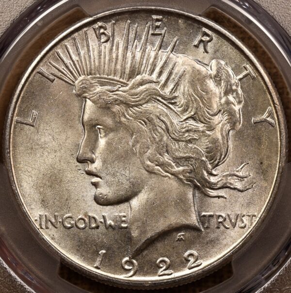 1922-S Peace Dollar PCGS MS62