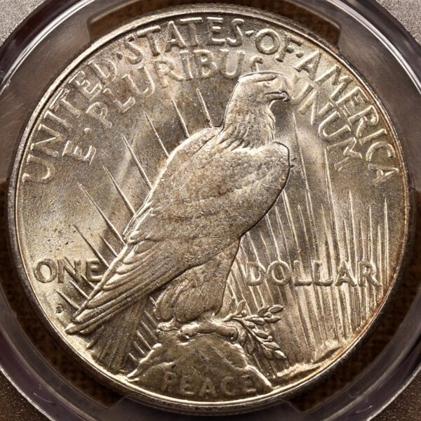 1922-S Peace Dollar PCGS MS62 - Image 2