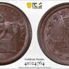 1863 F-175/232a R5 Civil War Patriotic Token, First in War, First in Peace, PCGS MS65 BN - Image 4