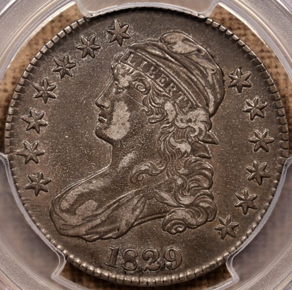 1829 O.108a Capped Bust Half Dollar PCGS XF40