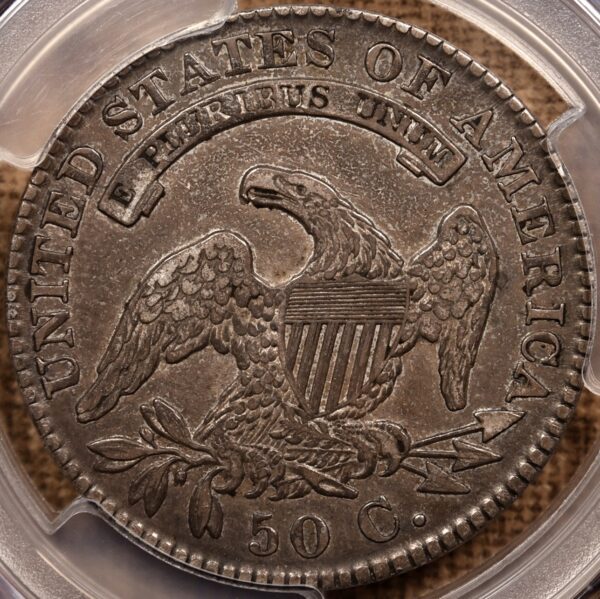 1829 O.108a Capped Bust Half Dollar PCGS XF40 - Image 2