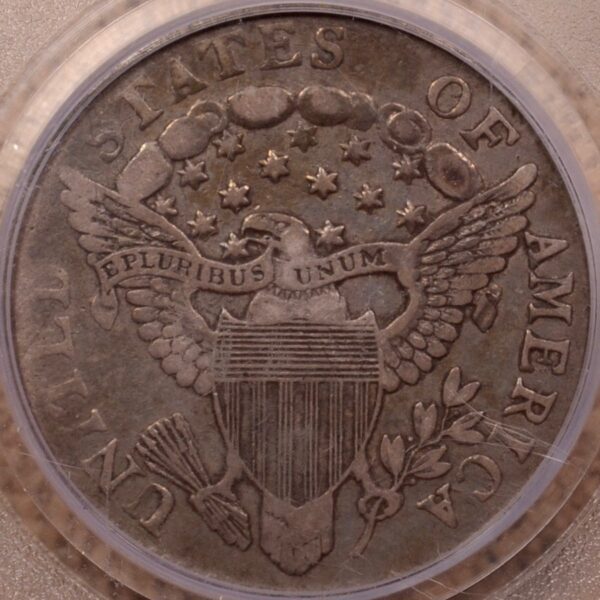 1804 JR-2 R5 14 Stars Reverse Draped Bust Dime PCGS VF35 - Image 2