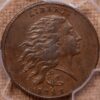 1793 Vine and Bars Edge S-6 Flowing Hair Wreath Cent PCGS AU50 BN CAC, ex. Loring Collection