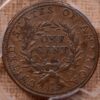 1793 Vine and Bars Edge S-6 Flowing Hair Wreath Cent PCGS AU50 BN CAC, ex. Loring Collection - Image 2