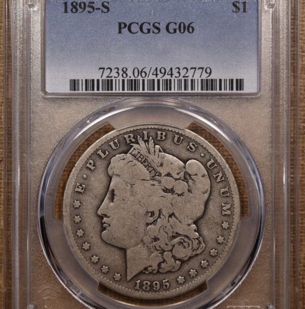 1895-S Morgan Dollar PCGS G6 - Image 3