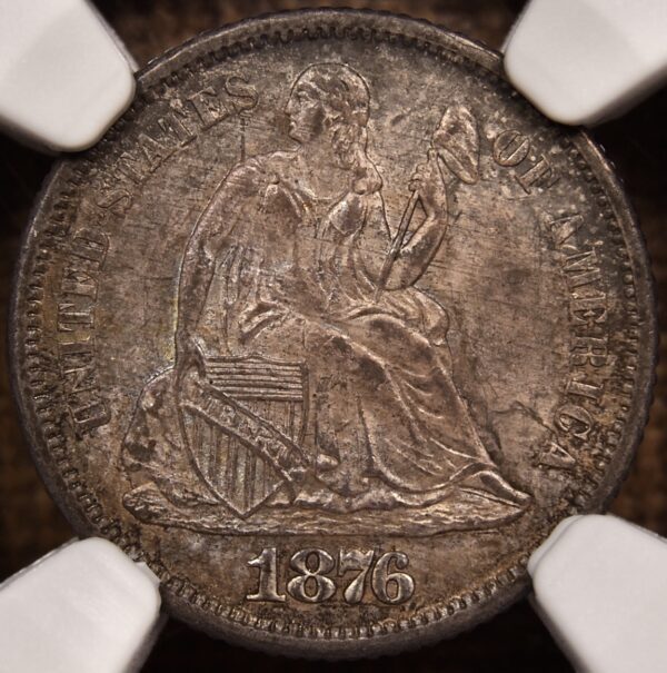 1876-S Seated Liberty Dime NGC MS62