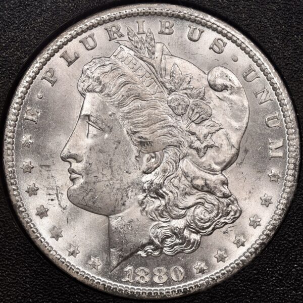 1880-CC V.8 8/7 GSA Hardpack Morgan Dollar NGC MS63