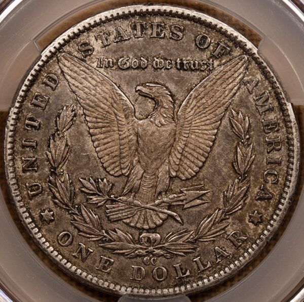 1882-CC Morgan Dollar CACG AU53 - Image 2