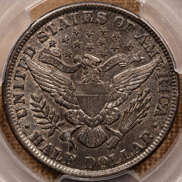 1901 Barber Half Dollar PCGS AU53 CAC - Image 2