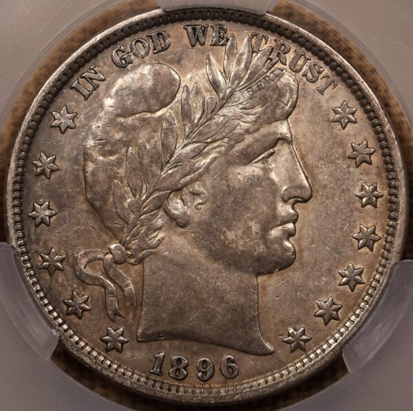 1896 Barber Half Dollar CACG XF45