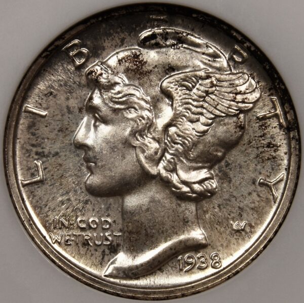 1938 Mercury Dime NGC Fatty PR64