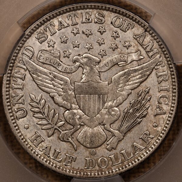 1900-O Barber Half Dollar CACG AU50 - Image 2