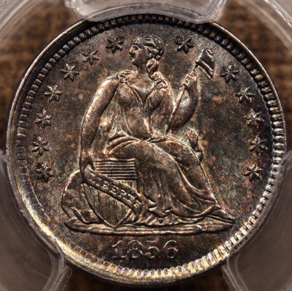 1856 Liberty Seated Half Dime PCGS MS63 CAC