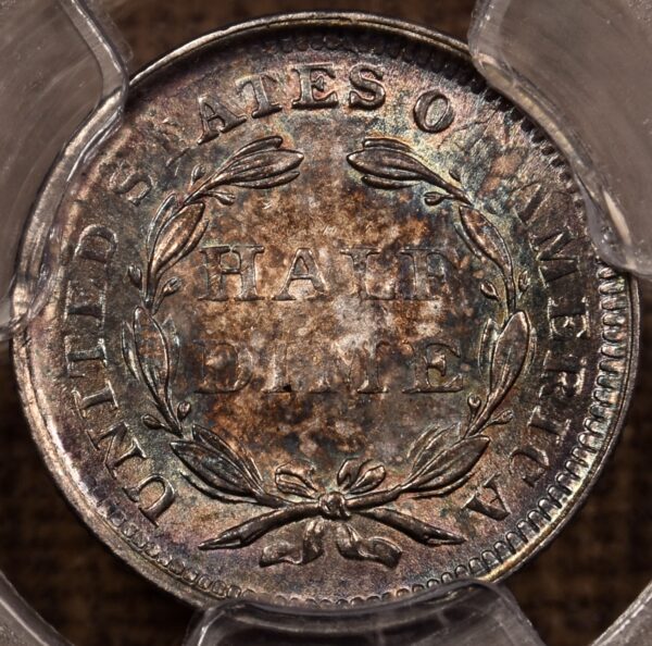 1856 Liberty Seated Half Dime PCGS MS63 CAC - Image 9