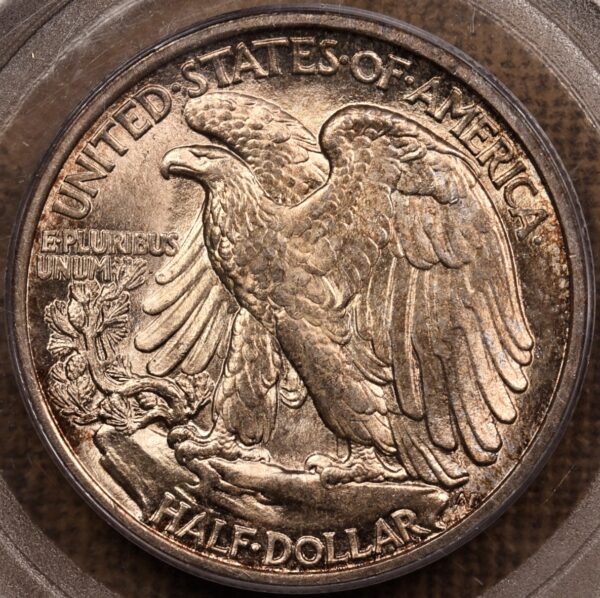 1916-D Walking Liberty Half Dollar PCGS MS64 CAC - Image 8