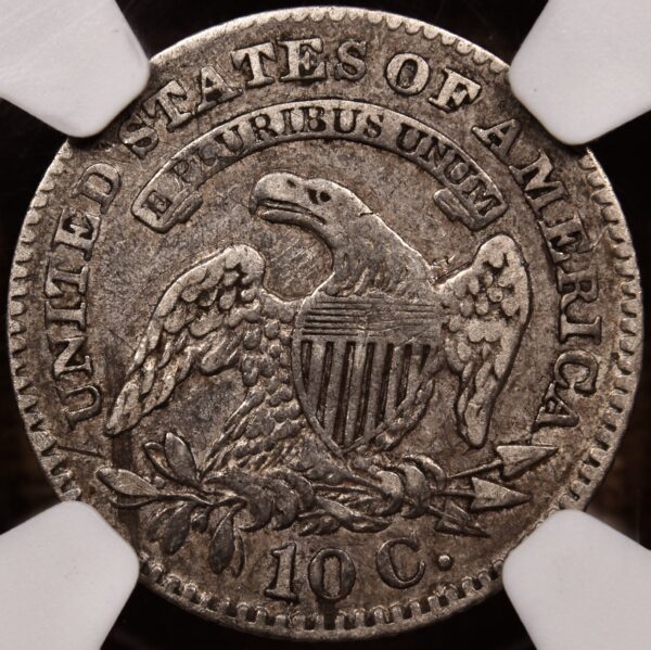 1827 JR-5 Capped Bust Dime NGC VF25 CAC - Image 2