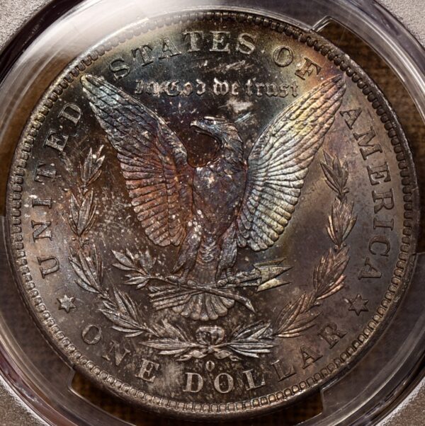 1884-O Morgan Dollar PCGS MS64 CAC WOW! color! - Image 4