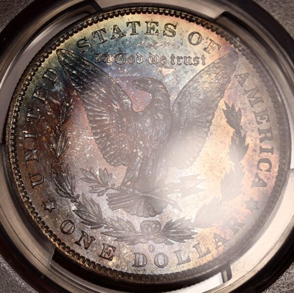 1884-O Morgan Dollar PCGS MS64 CAC WOW! color! - Image 9