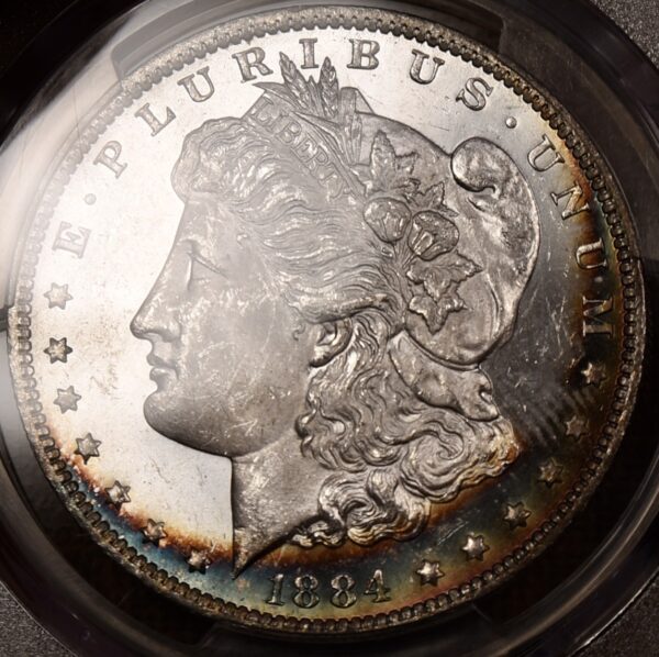 1884-O Morgan Dollar PCGS MS64 CAC WOW! color! - Image 11