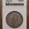 1810 O.101a Capped Bust Half Dollar old ANACS AU55 - Image 3