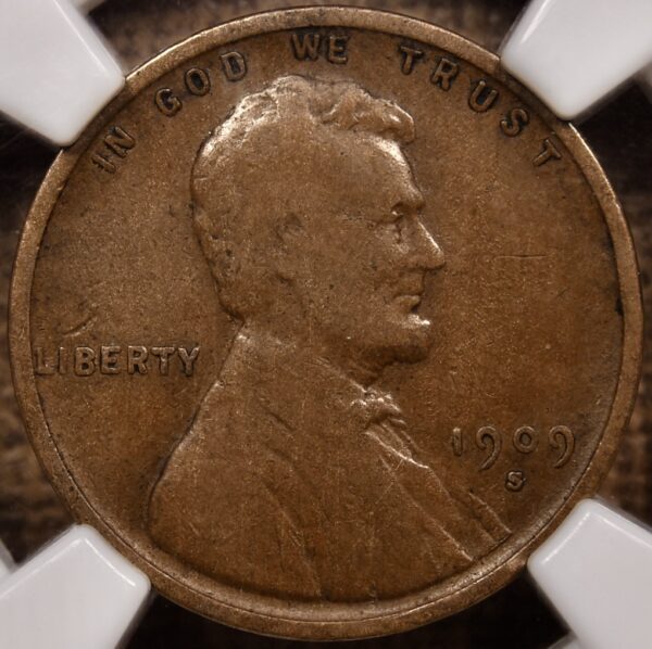 1909-S VDB Lincoln Cent NGC VG10 BN CAC