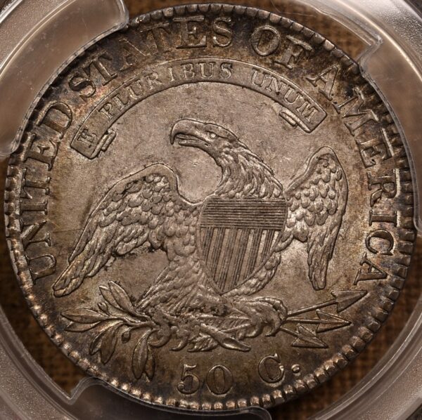 1822 O.106 Capped Bust Half Dollar PCGS AU55 CAC - Image 7