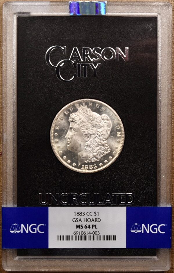 1883-CC GSA Morgan Dollar NGC MS64 PL - Image 3