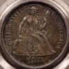 1875 Liberty Seated Dime PCGS MS63