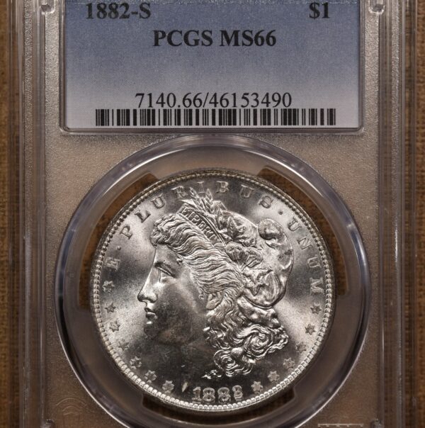 1882-S Morgan Dollar PCGS MS66 - Image 3