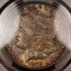 1878 VAM 82 7TF Reverse of 1878 Morgan Dollar PCGS MS63, Flashy Color! - Image 6