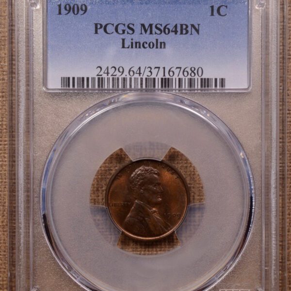 1909 Lincoln Cent PCGS MS64 BN - Image 3