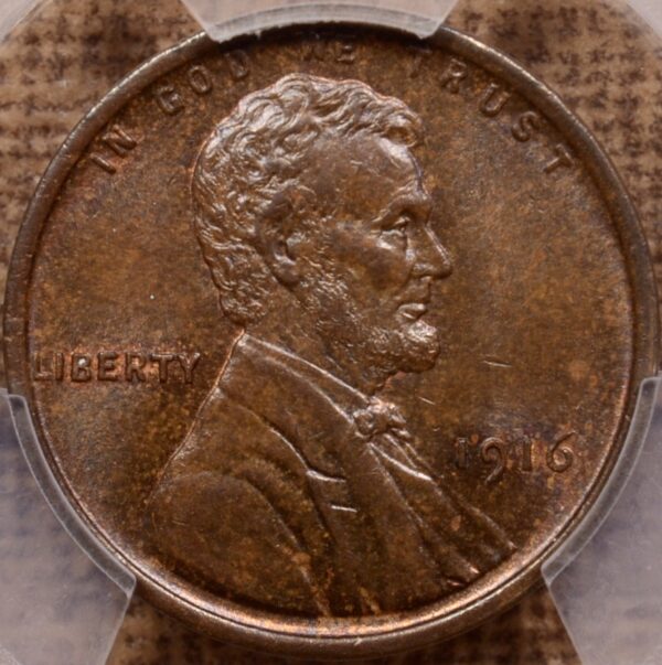 1916 Lincoln Cent PCGS MS64 BN