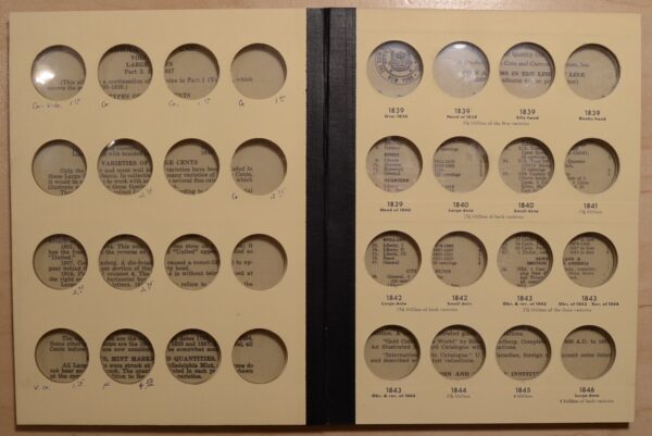 Library of Coins Volumes 37 and 38, Large Cents Part 1 (1793-1820) and Part 2 (1821-1857) complete - Image 3