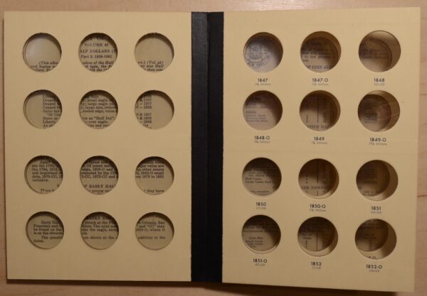 Library of Coins Volumes 45, 46 and 47, Early Half Dollars Part 1 (1794-1836), Part 2 (1836-1861), Part 3 (1861-1891), Complete Set - Image 3