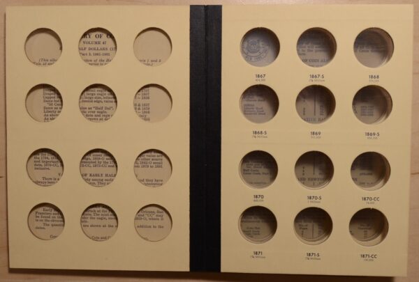 Library of Coins Volumes 45, 46 and 47, Early Half Dollars Part 1 (1794-1836), Part 2 (1836-1861), Part 3 (1861-1891), Complete Set - Image 4