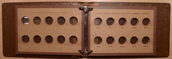 National Coin Albums, With Complete Boards for Washington Quarters - Image 2