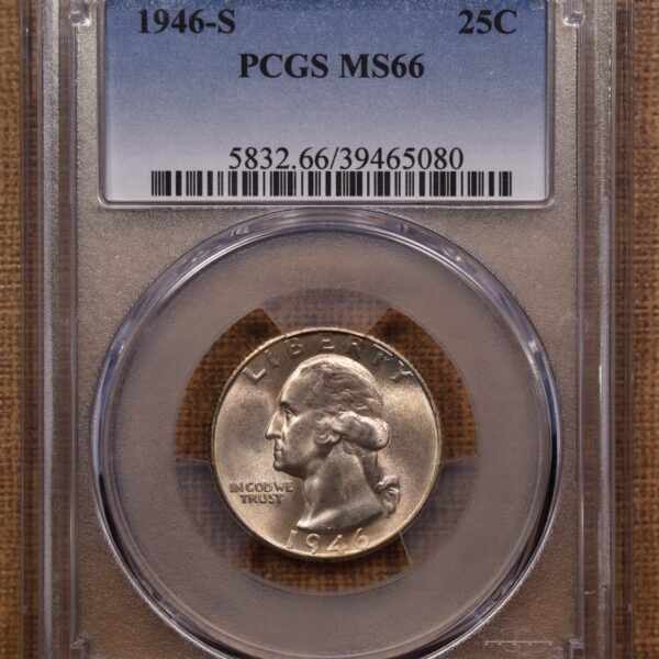 1946-S Washington Quarter PCGS MS66 - Image 3