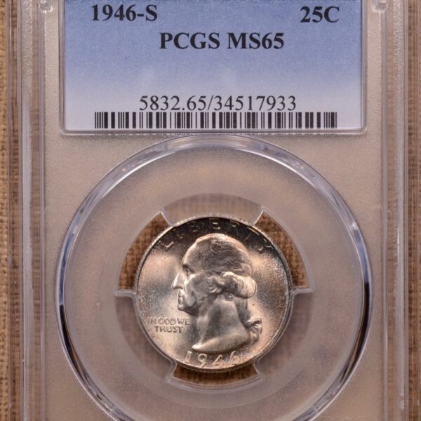 1946-S Washington Quarter PCGS MS65 - Image 3