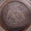 1795 O.106 T-30 R6 Flowing Hair Half Dollar PCGS F12 CAC - Image 2