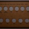 Wayte Raymond small size boards for 2c and 3c pieces, complete