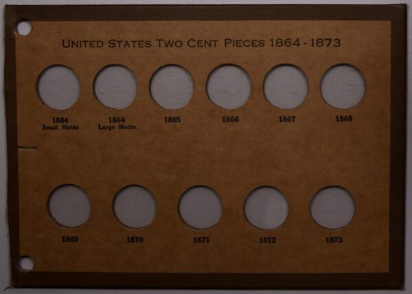 Wayte Raymond small size boards for 2c and 3c pieces, complete