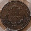 1823/2 N.1 Coronet Head Cent PCGS AU53 CAC - Image 2