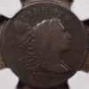 1796 S.81 Liberty Cap Cent NGC VG10 BN CAC