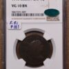 1796 S.81 Liberty Cap Cent NGC VG10 BN CAC - Image 3